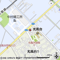 茨城県取手市光風台1丁目1-14周辺の地図