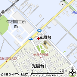 茨城県取手市光風台1丁目1周辺の地図