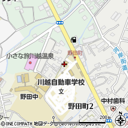川越自動車学校周辺の地図
