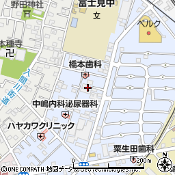 埼玉県川越市東田町周辺の地図