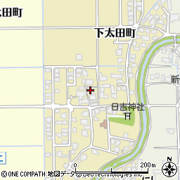 福井県越前市下太田町13周辺の地図