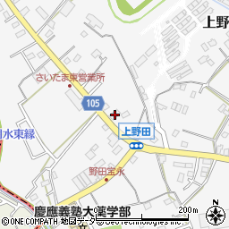 埼玉県さいたま市緑区上野田554-10周辺の地図