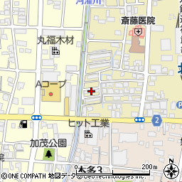 信越化学工業本田アパートＢ周辺の地図