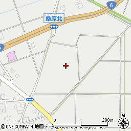 茨城県取手市桑原周辺の地図