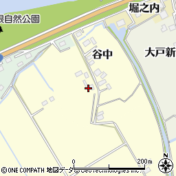 千葉県香取市谷中1988周辺の地図
