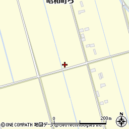 千葉県香取市昭和町ろ周辺の地図