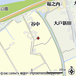 千葉県香取市谷中2070周辺の地図