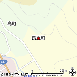 福井県越前市長五町周辺の地図