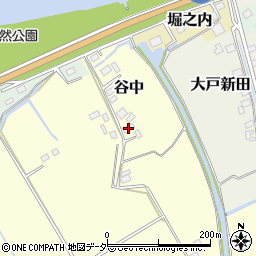 千葉県香取市谷中2071周辺の地図