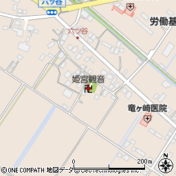 姫宮観音周辺の地図