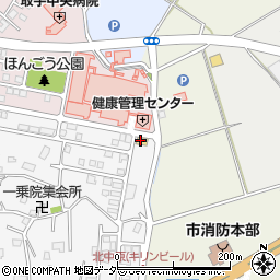 アイン薬局取手店周辺の地図