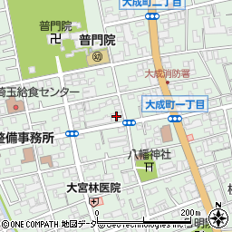 埼玉県税理士会館周辺の地図