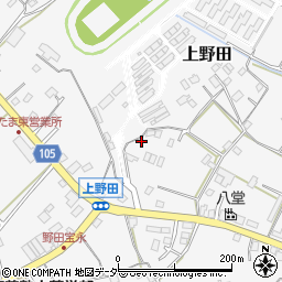 埼玉県さいたま市緑区上野田698-1周辺の地図