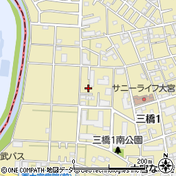 埼玉県さいたま市大宮区三橋1丁目480-5周辺の地図