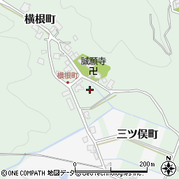 〒915-0896 福井県越前市横根町の地図