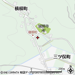 福井県越前市横根町22-22周辺の地図