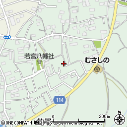 埼玉県川越市的場476周辺の地図