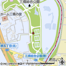 三橋総合公園トイレ３周辺の地図