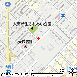 〒343-0027 埼玉県越谷市大房の地図