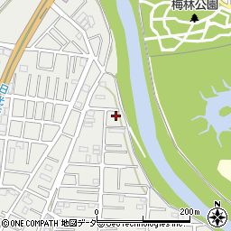 埼玉県越谷市南荻島3556周辺の地図
