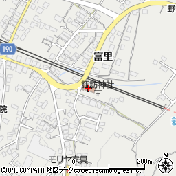 富里公民館周辺の地図