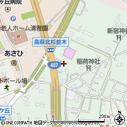 埼玉県日高市高萩2610-23周辺の地図