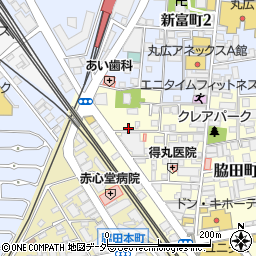 リパーク川越脇田町駐車場周辺の地図