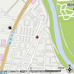 埼玉県越谷市南荻島602周辺の地図