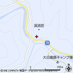 秩父市　老人福祉センター渓流荘周辺の地図