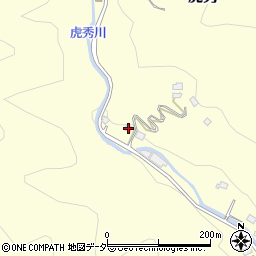 埼玉県飯能市虎秀231-4周辺の地図