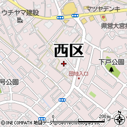 秋芳犬猫内科病院周辺の地図
