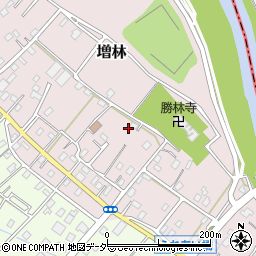 埼玉県越谷市増林2696周辺の地図
