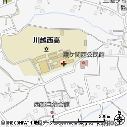埼玉県立川越西高等学校周辺の地図