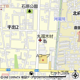 丸福木材株式会社周辺の地図