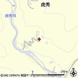 埼玉県飯能市虎秀224-1周辺の地図