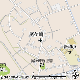 埼玉県さいたま市岩槻区尾ケ崎1123-6周辺の地図