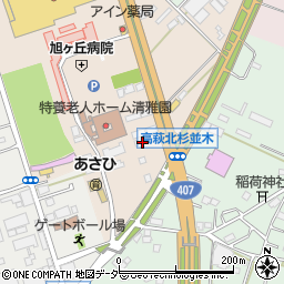 埼玉県日高市森戸新田100-2周辺の地図