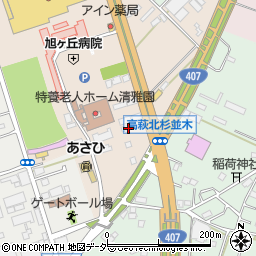 埼玉県日高市森戸新田100-2周辺の地図