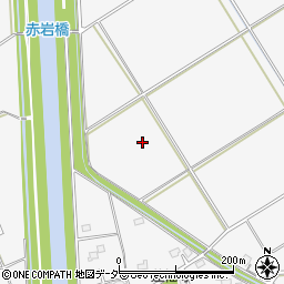 埼玉県松伏町（北葛飾郡）下赤岩周辺の地図