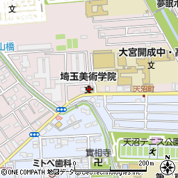 埼玉美術学院周辺の地図