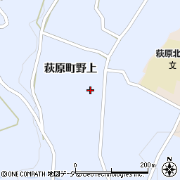 岐阜県下呂市萩原町野上706周辺の地図