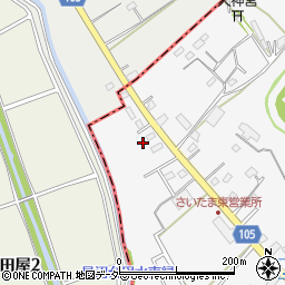 埼玉県さいたま市緑区上野田693周辺の地図