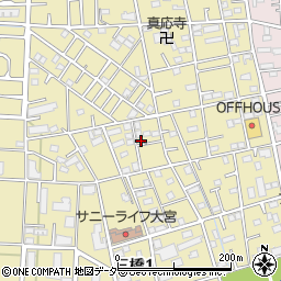 埼玉県さいたま市大宮区三橋1丁目442-9周辺の地図