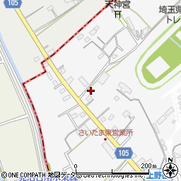 埼玉県さいたま市緑区上野田527周辺の地図