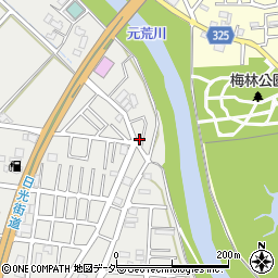 埼玉県越谷市南荻島2742-22周辺の地図