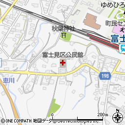 富士見区公民館周辺の地図