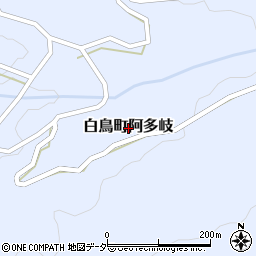 岐阜県郡上市白鳥町阿多岐周辺の地図
