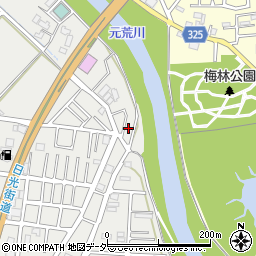 埼玉県越谷市南荻島2742-11周辺の地図