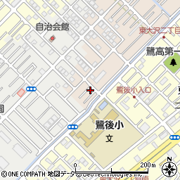埼玉県越谷市大沢1286周辺の地図