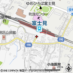 富士見駅周辺の地図